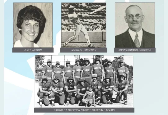 Inductees for Greater St. Stephen Sports Wall of Fame