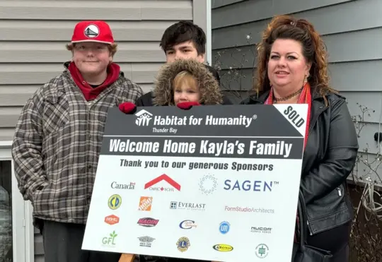 Habitat for Humanity passes on the keys