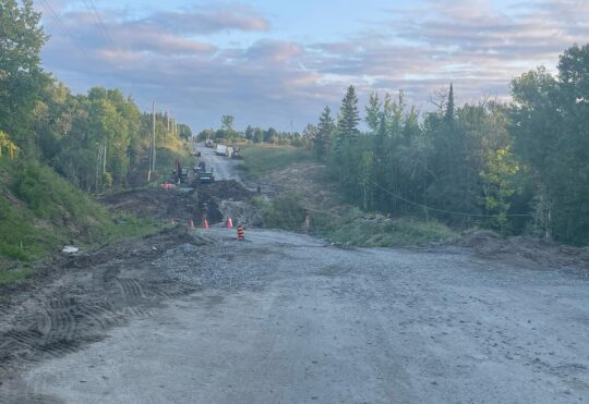 Road could be reopened later this fall
