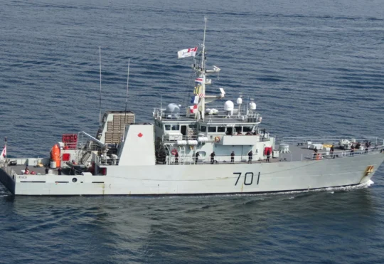Navy ship honours fallen soldier from Glace Bay