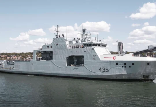 Final Arctic patrol vessel delivered to Royal Canadian Navy
