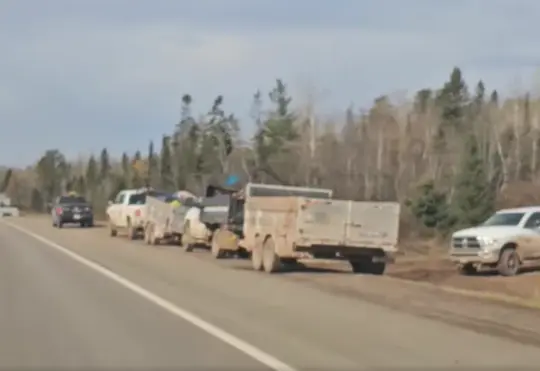 Crews continue to remove homeless encampment in North Moncton