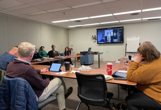 Hospital Board meeting in person again