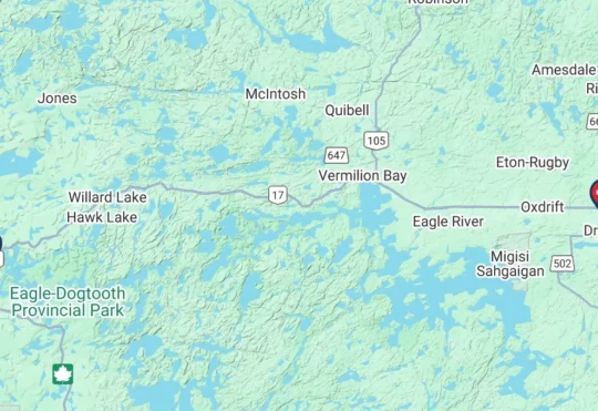 Highway 17 closed between Dryden and Kenora after collision