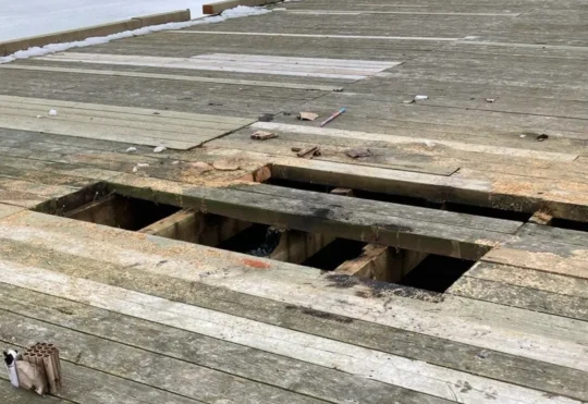 Police investigating after Dryden dock damaged in fire