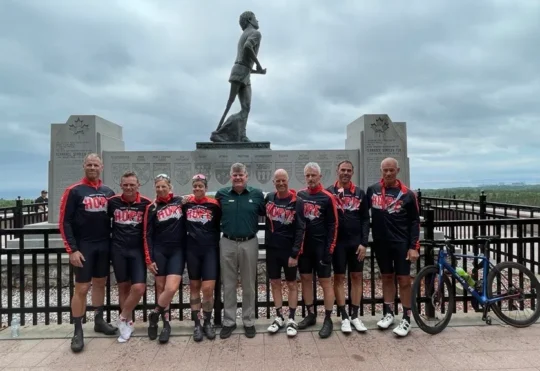 Terry Fox Ride of Hope reaches halfway point in Thunder Bay
