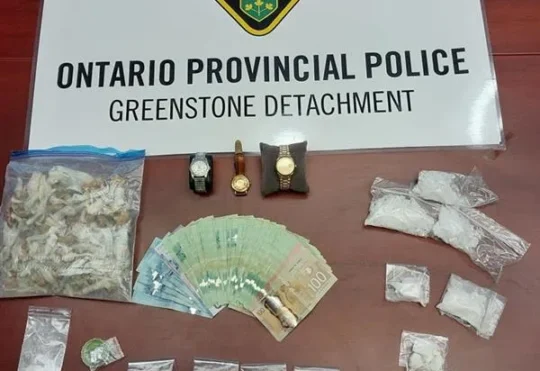 Drug bust in Longlac leads to seizure of drugs and stolen property