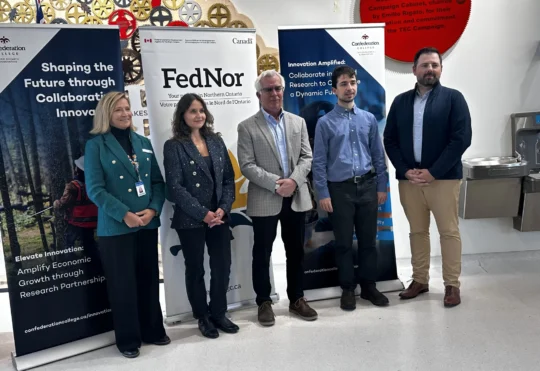 FedNor spending over $375,000 to support research and innovation at Confederation College