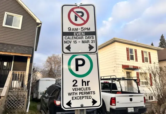 Calendar parking and winter priority route restrictions now in effect