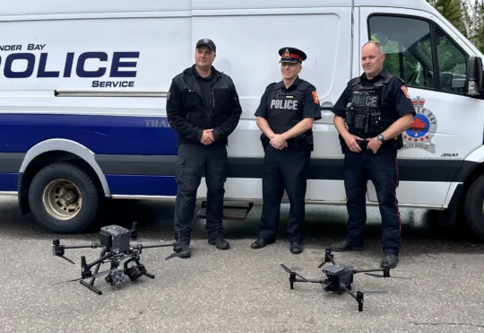 Police drone attacked by firework leading to charges