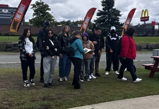 Incoming Dennis Franklin Cromarty students participate in Amazing Race
