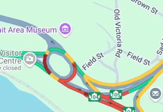 Crash causing major delays at Port Hastings rotary