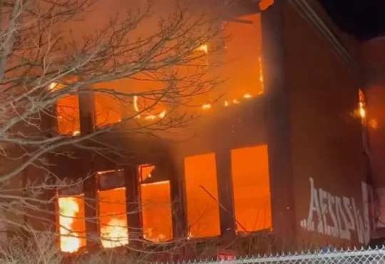 Bloomfield school getting torn down after destroyed by fire