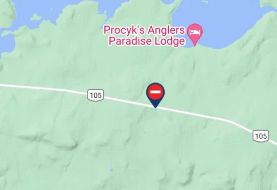 Crash involving moose shuts down part of Highway 105
