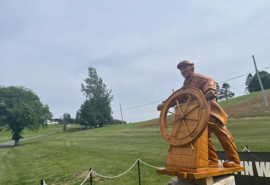 Bluenose Golf Club unveils life-size sculpture of Captain Angus Walters
