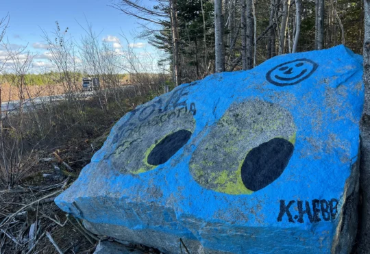 New set of “Eye Rocks” appears on Highway 103