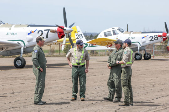 Nova Scotia’s new water bombers see first wildfire action in Queens County