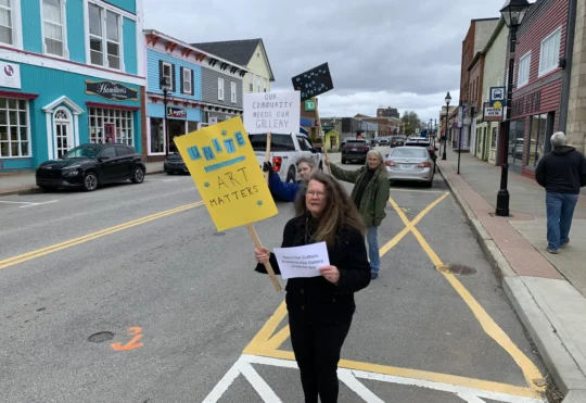 Another protest planned outside Yarmouth’s former art gallery