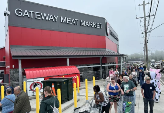 More than 100 line up for new Gateway Meat Market expansion