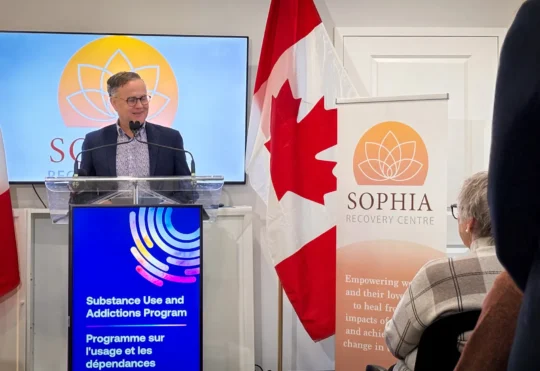 Sophia Recovery Centre receives $900K in funding
