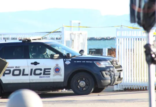 Waterfront police presence continues