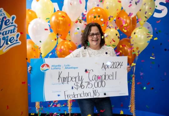 Big win for Fredericton woman after checking ticket twice