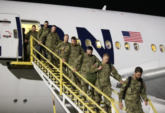 N.B. soldiers return from 6-month Latvia deployment
