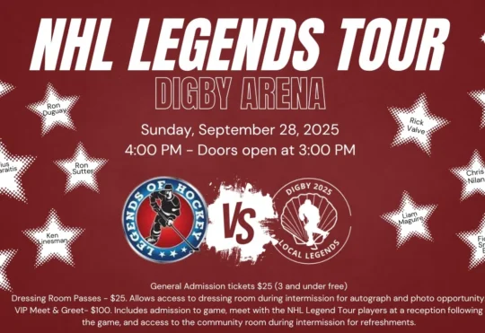 NHL Legends Tour coming to Digby