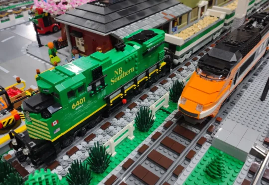 Ministers Island unites rail fans brick by brick
