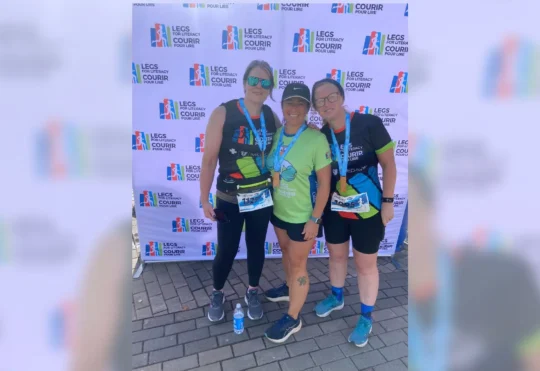 Biggest Legs for Literacy event since 2018