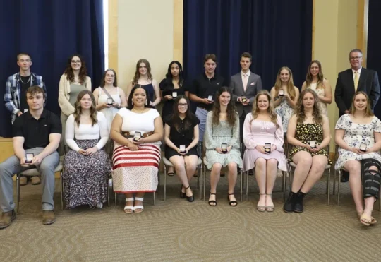SRCE students receive Lieutenant Governor medals