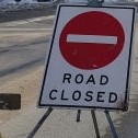 Track maintenance leads to road closure