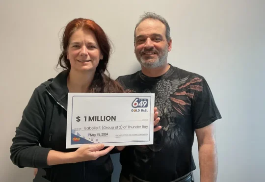 Thunder Bay residents win Gold Ball Draw