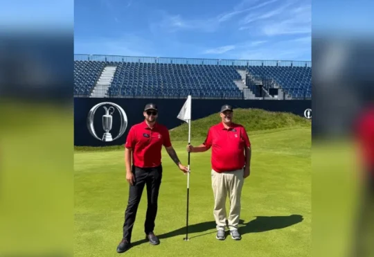 N.B. father-son duo competes at Royal Portrush ahead of The Open