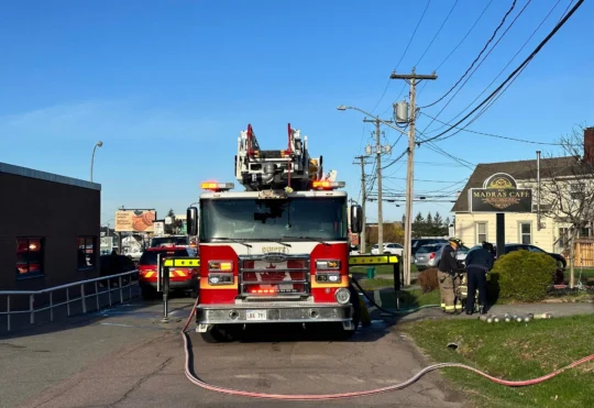 Fire damages inside of Dieppe restaurant