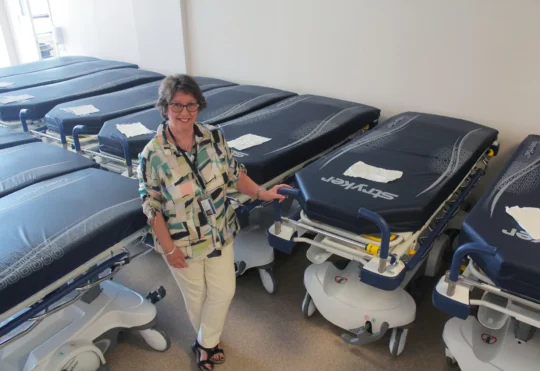 New stretchers for Yarmouth Regional Hospital
