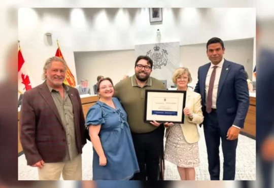 Saint John man recognized for heroic rescue