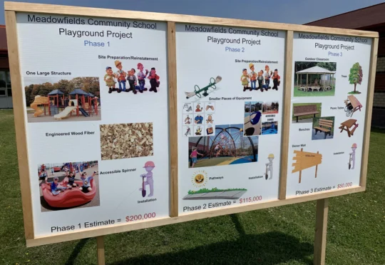 First phase of Meadowfields playground almost ready
