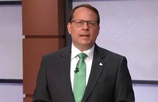 Green Party leader tours region