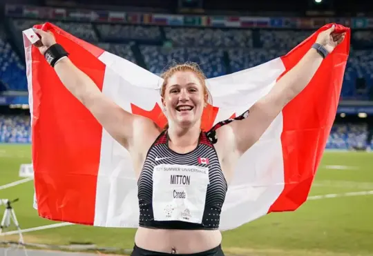 Brooklyn’s Sarah Mitton wins Pan-Am gold in shotput
