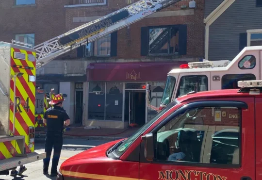 Eight recruits training with Moncton Fire