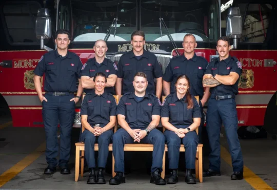 Moncton adds 8 new firefighters to department