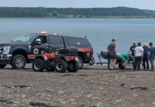 Water rescue at Lepreau Basin