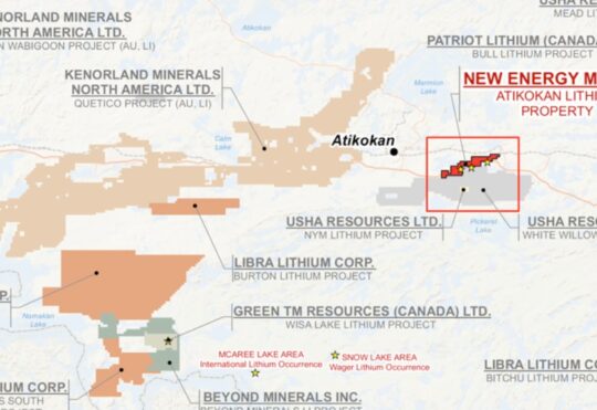 New company enter lithium search