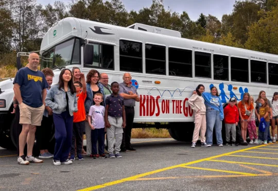 New Kids on the Go Bus unveiled for PALS 25th anniversary