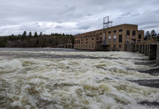 Outflow decreased from Lake of the Woods