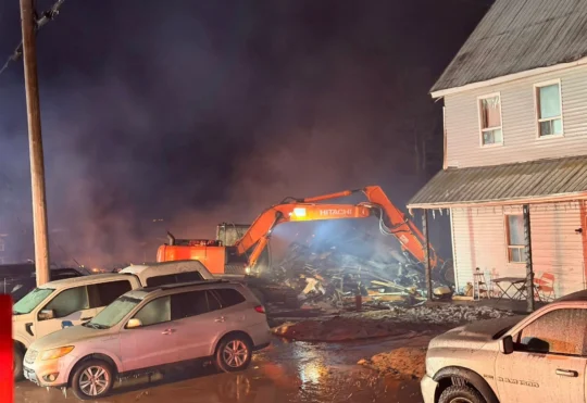 Large residential fire in Norton