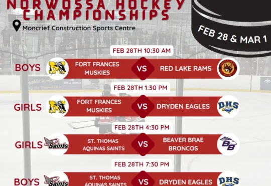 NorWOSSA hockey playoffs this weekend