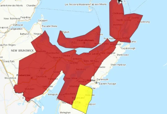Heat warning, T-storm watch in parts of N.S.