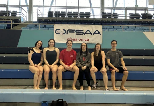 NWO swimmers competing at OFSAA
